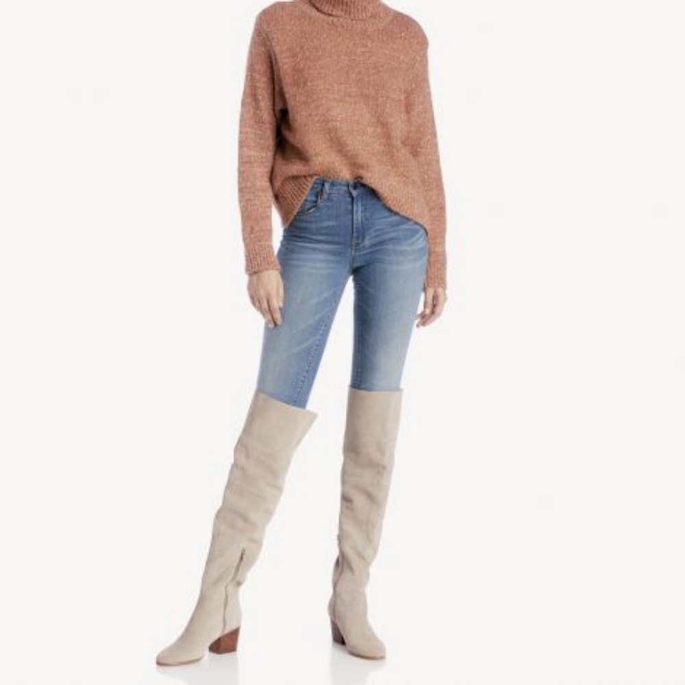 Sole Society over the knee leather boots